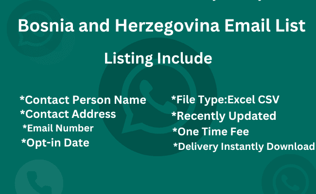 Bosnia and Herzegovina email list