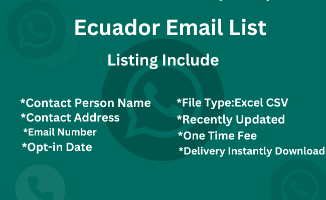 Ecuador email list