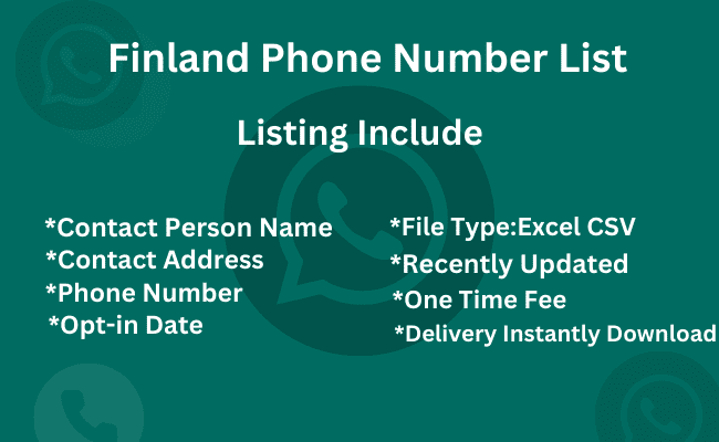 Finland Phone Number List