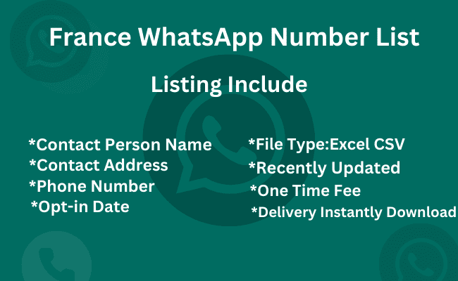 France WhatsApp Number List