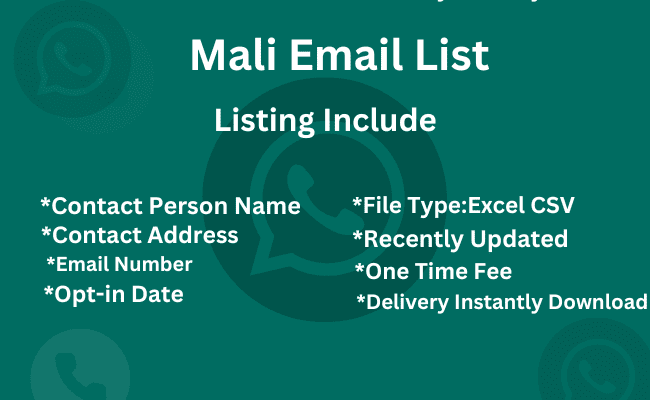 Mali email list