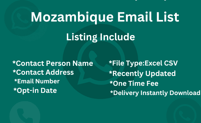 Mozambique email list