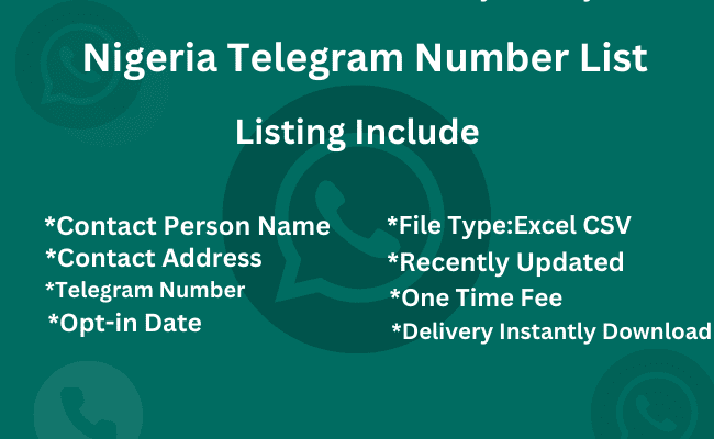 Nigeria Telegram Number List