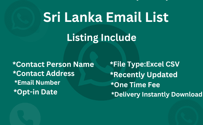 Sri Lanka email list
