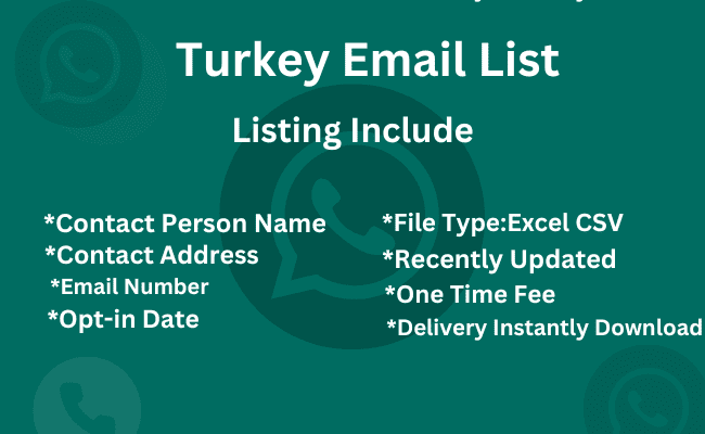 Turkey Email List
